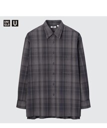 UNIQLO U ¥3990 | フランネルオーバーサイズチェックシャツ(シャツ/ブラウス)