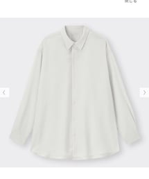 GU¥1990 | シアーオーバーサイズシャツ(シャツ/ブラウス)