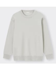 G U ¥1990 | ウォッシャブルクルーネックセーター(長袖)SW(ニット/セーター)