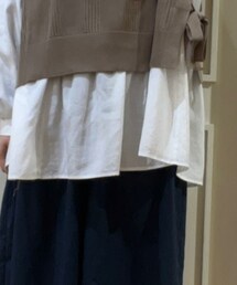 Samansa Mos2 blue | シャツ/ブラウス