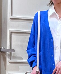 Samansa Mos2 blue | カーディガン/ボレロ