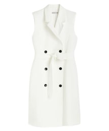 H&M | リネンブレンドベルテッドワンピース(ワンピース)