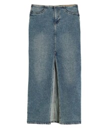 H&M DIVIDED | スリットヘムデニムスカート(デニムスカート)