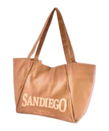 terawear emu | しまむら TERAキャンパスロゴTT 中茶 343-2160(トートバッグ)