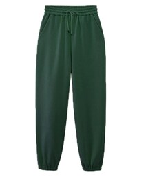 AQUA HISTORY | しまむら シャーリング長パンツ 中緑 525-1353(スウェットパンツ)