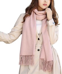 Sky Limit | 【Amazon限定ブランド】Sky Limit マフラー レディース ふわふわ カシミア 無地 大判 柔らかい ストール ショール 膝掛け 厚手 防寒 男女兼用(ストール/ショール)