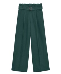 GU | 起毛ベルト付きワイドパンツ(パンツ)