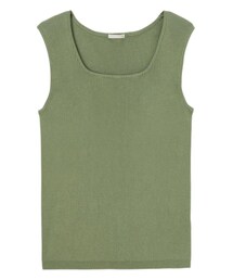 GU | リブスクエアネックニットタンクトップ(タンクトップ)