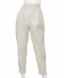 PAJARITO | フェイクレザーカーブラインパンツ(その他パンツ)