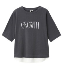 HK WORKS LONDON | しまむら ロゴ裾布帛プルオーバー（HK WORKS LONDON）(Tシャツ/カットソー)