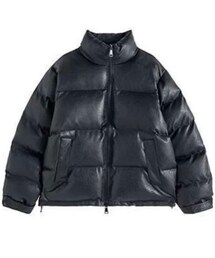 GALAXY | レザーダウンジャケット(ダウンジャケット/コート)