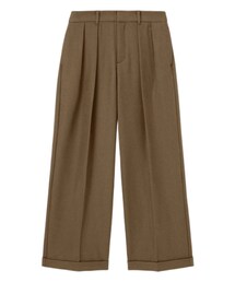 GU | インタックワイドパンツA+EC(丈長め76.0～78.0cm)(スラックス)