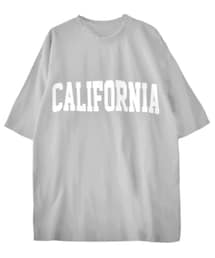 AQUA HISTORY | しまむら カレッジロゴビッグT 淡茶 521-0013(Tシャツ/カットソー)