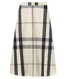 Hudson honey | しまむら ビックチェックフレアスカート 中薄橙 522.3417(スカート)