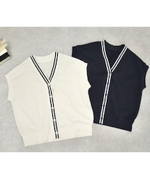 terawear emu | しまむら ライン前開きPO(トップス)