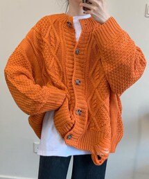 GALAXY | ダメージ加工 ニット カーディガン(カーディガン/ボレロ)