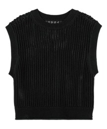 GU | メッシュセーター(ノースリーブ)(Tシャツ/カットソー)