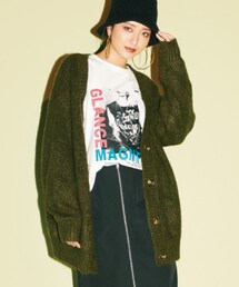 SUREVE | アベイル ルーズニットカーディガン 濃黄緑 419-0538(カーディガン/ボレロ)