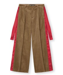 GU×UNDERCOVER | サテンリボンコーデュロイワイドパンツ UNDERCOVER(その他パンツ)
