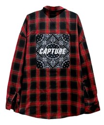 CAPTURE by Hollywood Made | アベイル バックペイズリー柄 チェックシャツ(シャツ/ブラウス)
