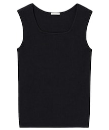 GU | リブスクエアネックニットタンクトップ(タンクトップ)