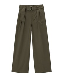 GU | ベルト付きチノワイドパンツ(チノパンツ)