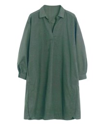 OFALO | しまむら ボリュームスリーブ スキッパーシャツ(シャツ/ブラウス)