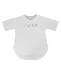 TYTYCLAPPY | しまむら 襟配色T半袖 中緑 521-0742(Tシャツ/カットソー)