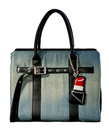 SPIRALGIRL | デニム生地スクエアバッグ(ハンドバッグ)