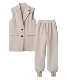 GRL | ジレXジョガーパンツセットアップ[kz98](セットアップ)