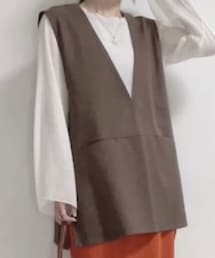 Linoluce | しまむら Arc reve Tボケット付きベスト74(ベスト)