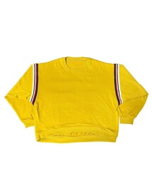 myke | アベイル 配色テーププルオーバー 濃黄 340-3821(Tシャツ/カットソー)