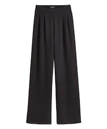 H&M | サテンワイドパンツ(その他パンツ)