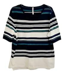 HK WORKS LONDON | しまむら HKボーダーニットトップス(ニット/セーター)