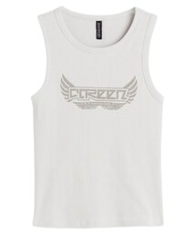 H&M DIVIDED | リブタンクトップ(タンクトップ)