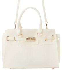 GRL | 2Wayベルトデザインスクエアラバートートバッグ[tr437](バッグ)