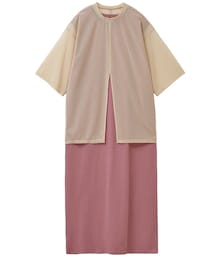 MANOF | MESH LAYERED CUT ONE PIECE(ワンピース)