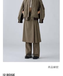 GU | gu x rokh pants skirt set(スカート)