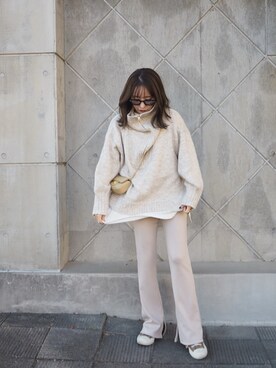 shino◡̈*❤︎｜Javaのニット/セーターを使った秋コーディネート - WEAR