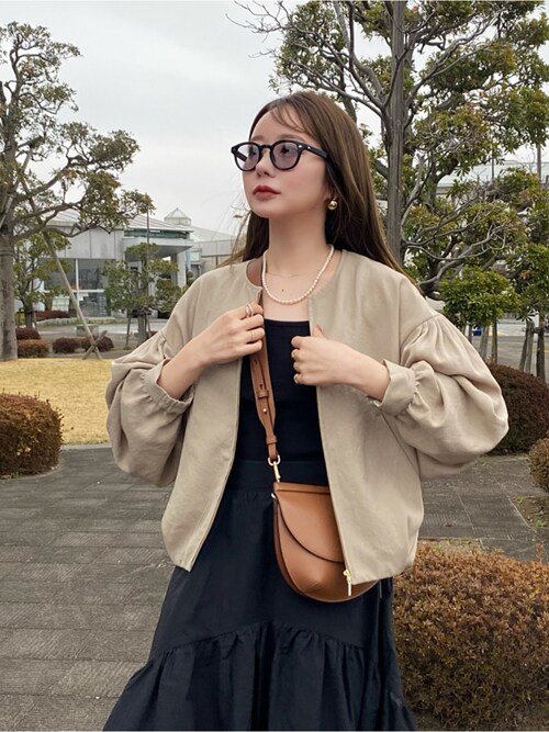 【ニック】ROSSO タックボリュームブルゾン URBAN RESEARCH ROSSO｜ギャザーボリュームブルゾン | Rakuten