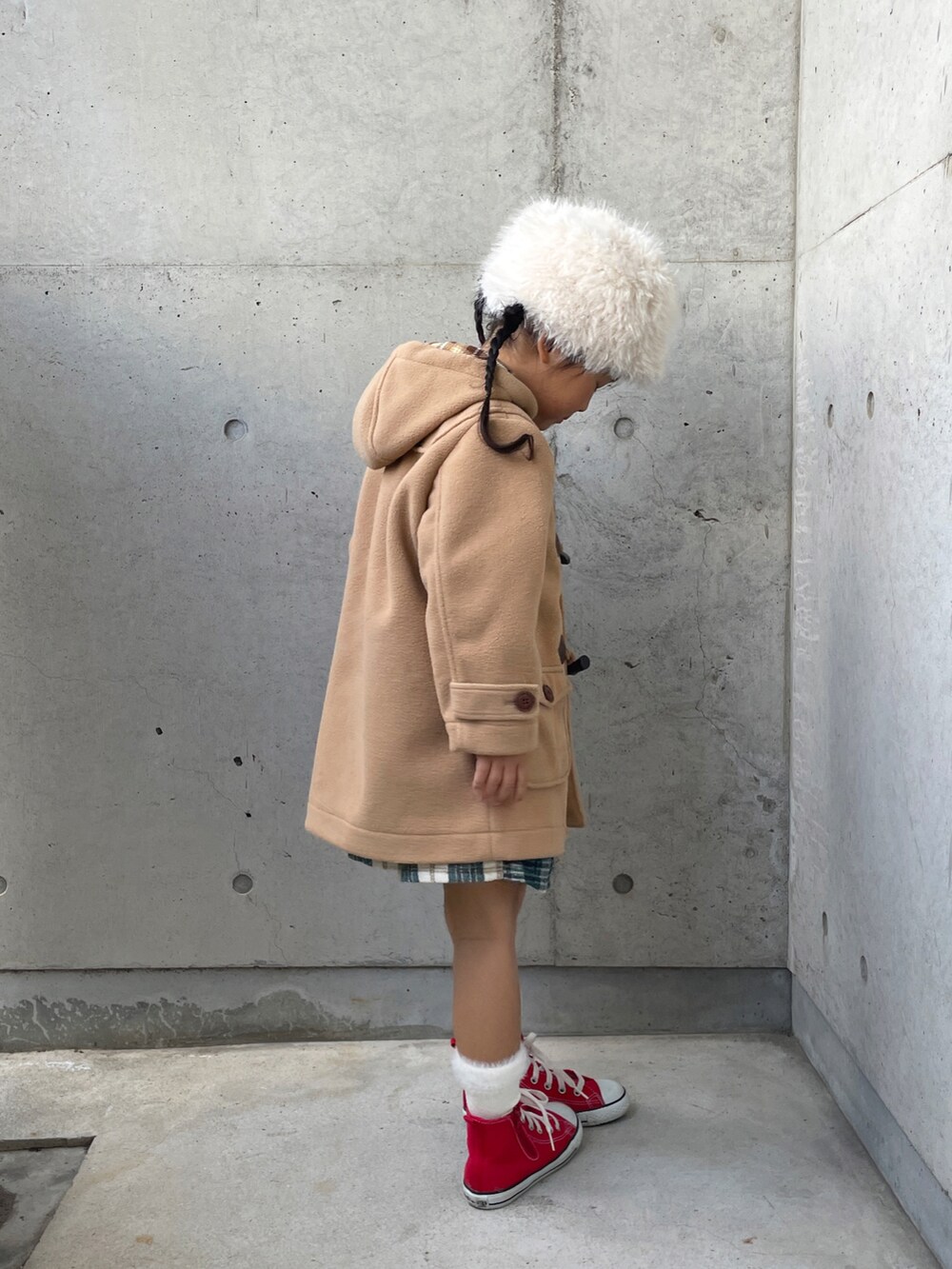 キッズの冬コーディネートの5枚目の写真
