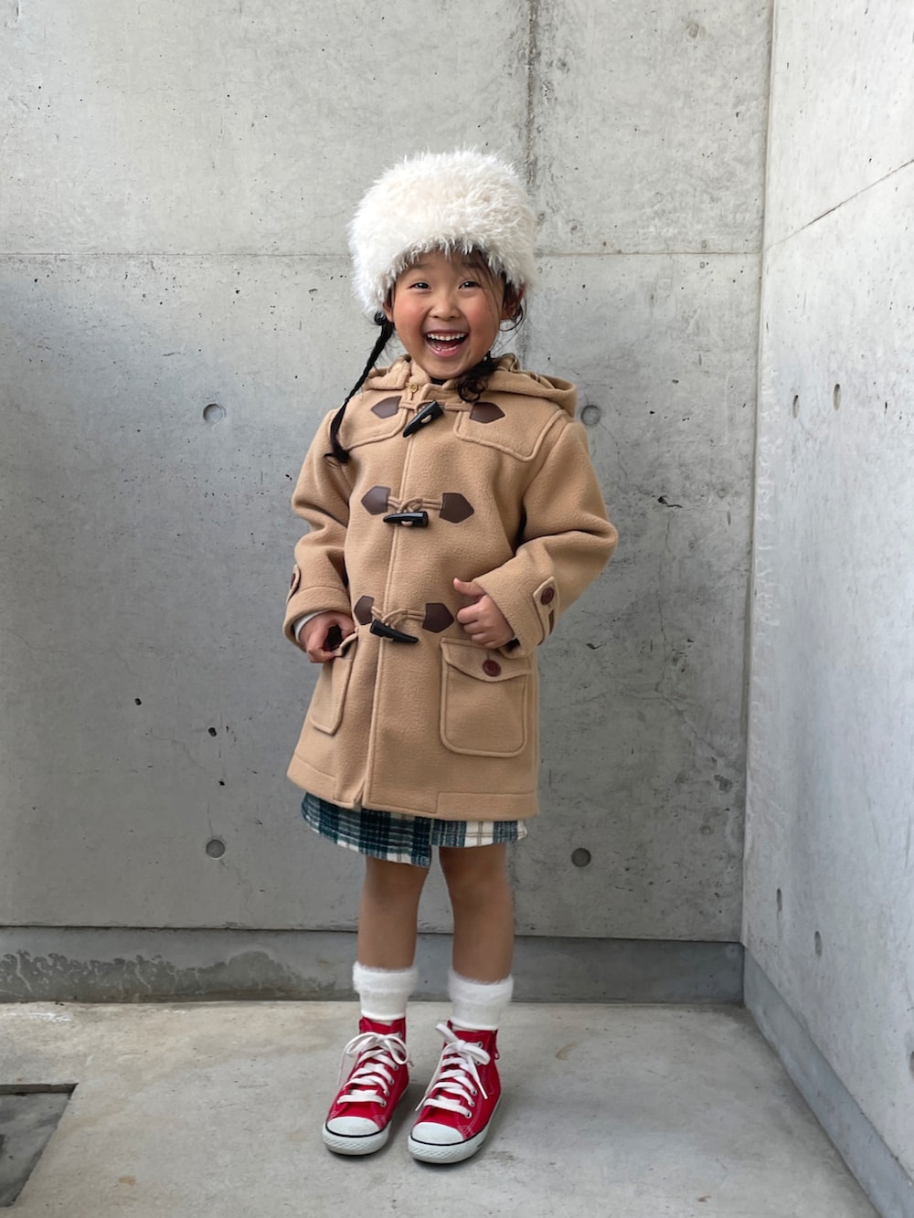 キッズの冬コーディネートの4枚目の写真