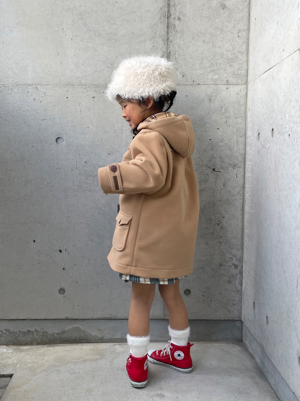 キッズの冬コーディネートの2枚目の写真