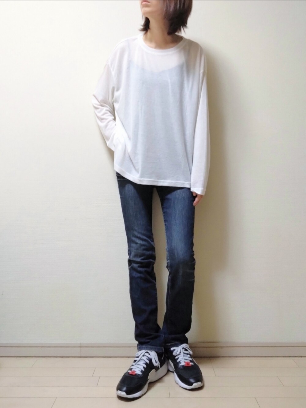 kazaneさんの「MENS ボアライナー付ミリタリーパーカー（JOURNAL STANDARD）」を使ったコーディネートの2枚目の写真