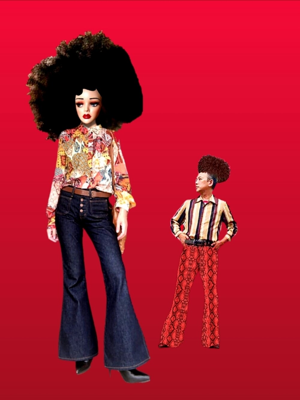 ベージュ系のシャツ/ブラウス、その他のその他を着用したメンズの夏コーディネートの2枚目の写真