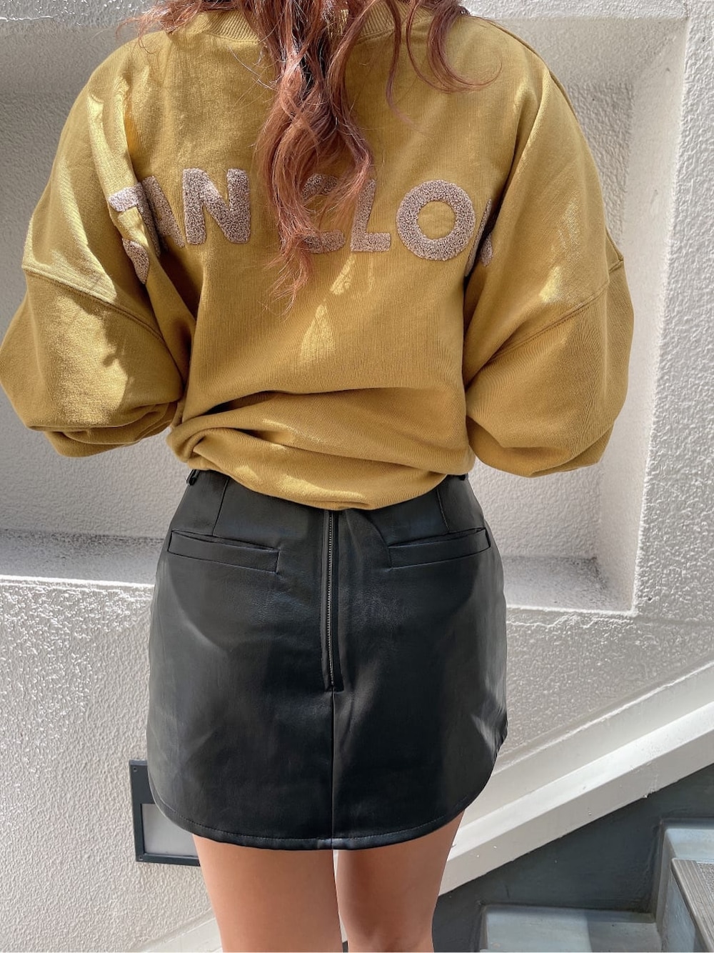 「GYDA、gydastaff、code、apparelstaff、fashion、ジェイダ、#gyda、選抜、158cmコーデ、選抜１、オーバーサイズ、プルオーバーカット、キャップ、トレーナー、スニーカー」｜「GYDAのニットドッキングインソールワークブーツ（ブーツ、ブラック系）」を使った、aikaさん（レディース・158cm）の秋コーディネートの10枚目の写真