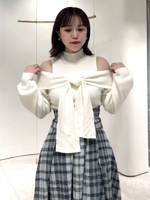トップス yukinon SALE】ノバトップ・D 透かし編みニットトップス/ITEM,JACKET