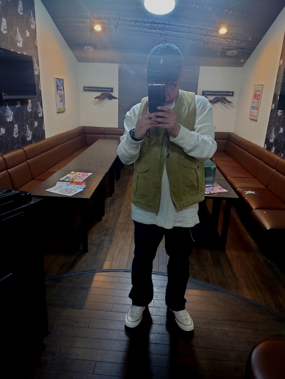 FILSONのベスト（ベージュ系）を使った人気ファッションコーディネート