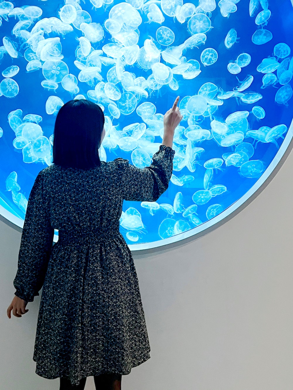 その他のワンピース、ブラック系のネックレス、ベージュ系のファンデーションを着用したレディースの秋コーディネートの3枚目の写真