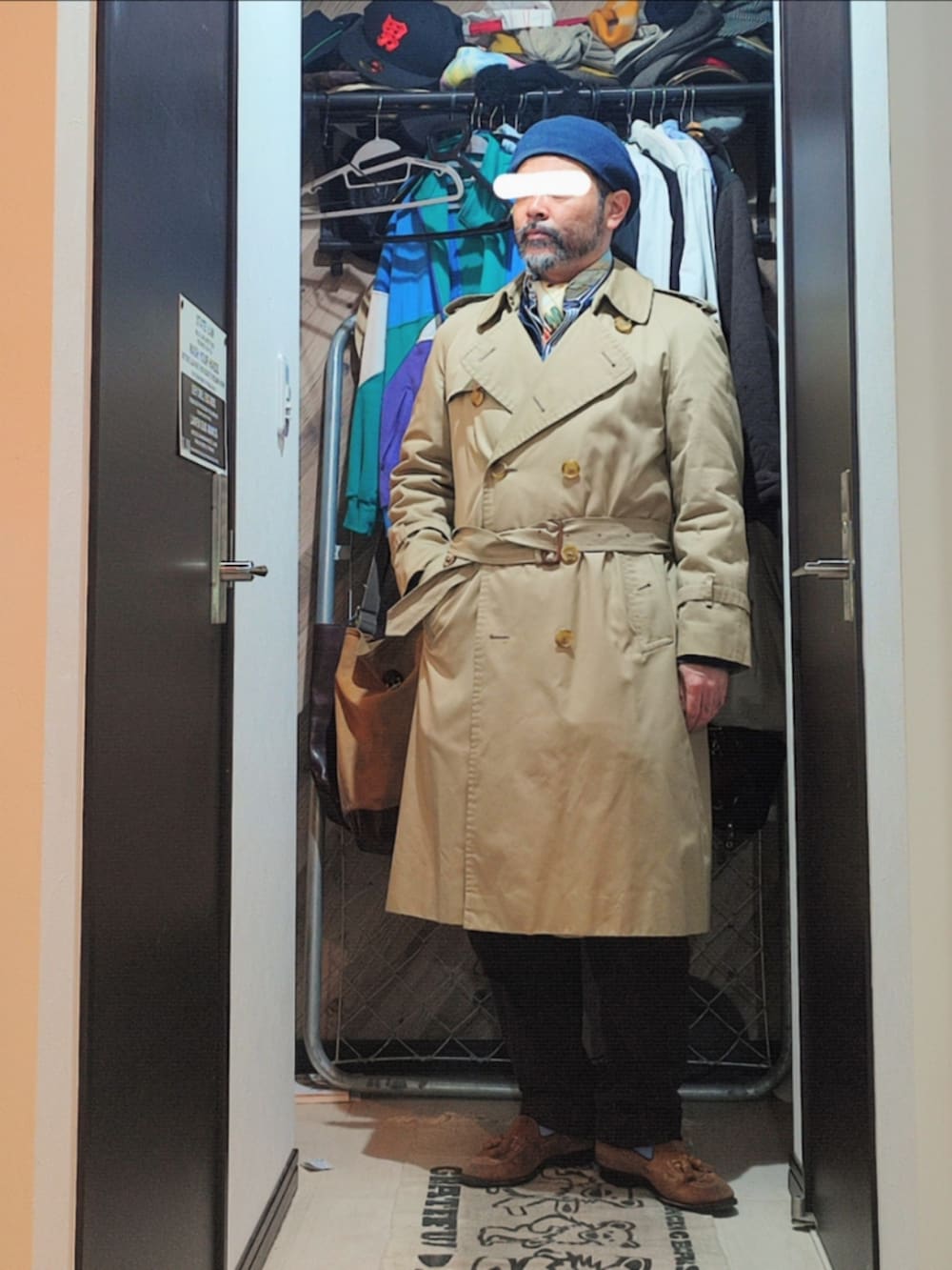 BURBERRYのトレンチコートを使った人気ファッション